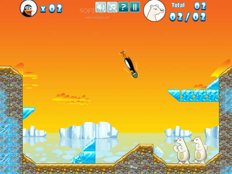 Crazy Penguin الاصدار الجديد لعبة