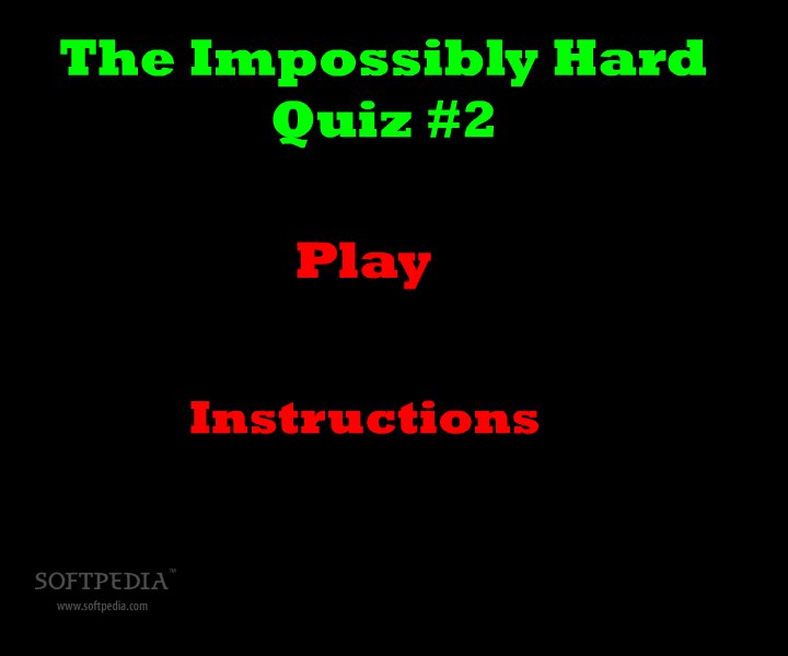 The Impossible Quiz The Hardest Game